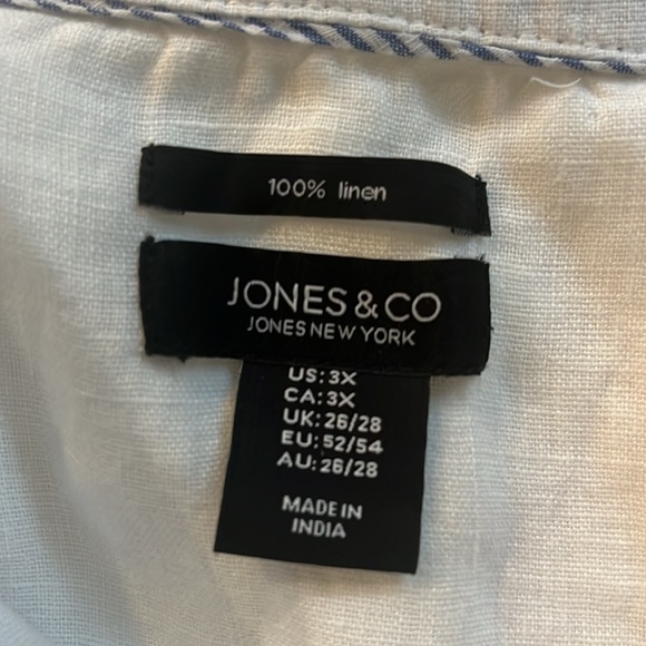 Woman’s 3X plus size lightweight linen jacket. - Picture 7 of 8